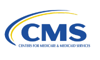 Center for Medicaid Services (CMS) logo, overseeing healthcare programs including Medicaid and Medicare