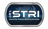 PEO STRI logo, supporting the U.S. Army by providing engineering and acquisition solutions for training systems